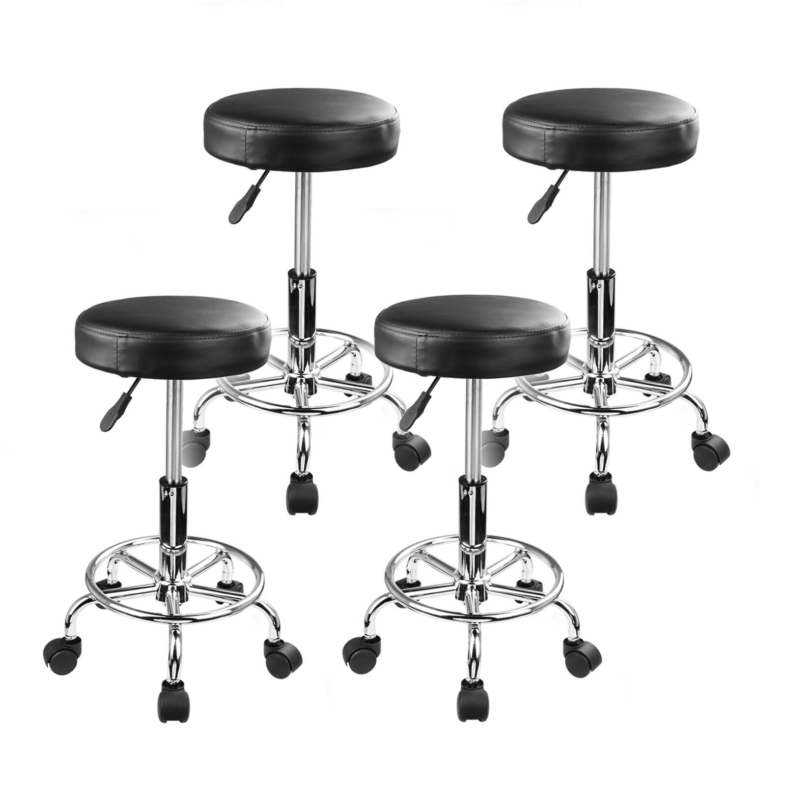 Swivel Salon Barber Stool Chair Round Type BLACK Price