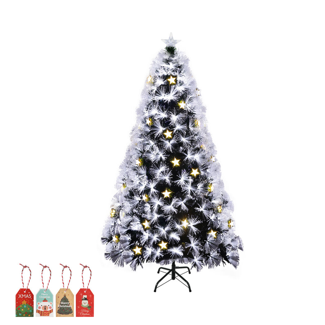 Christmas Tree Xmas Decorations Fibre Optic Multicolour Lights Price