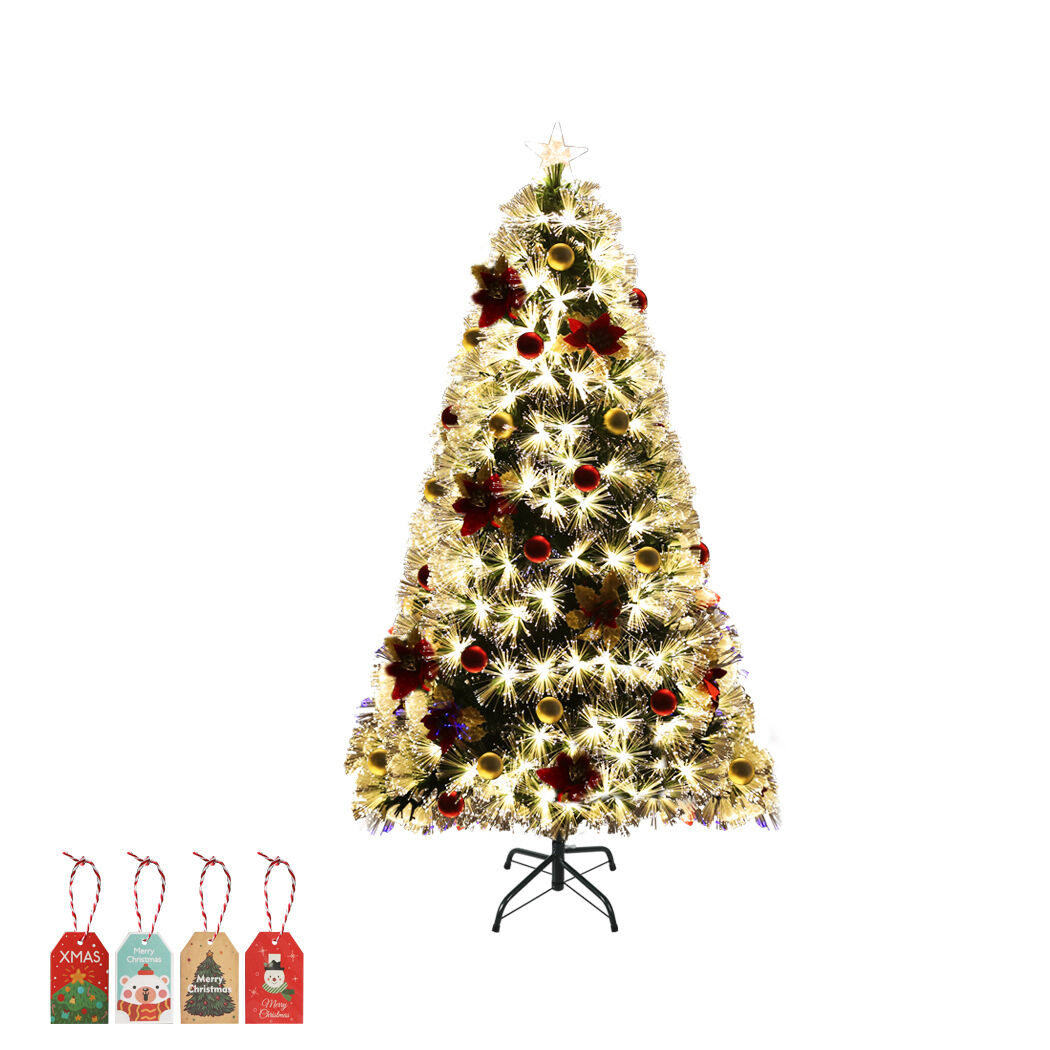 Christmas Tree Xmas Decorations Fibre Optic Multicolour Lights Price