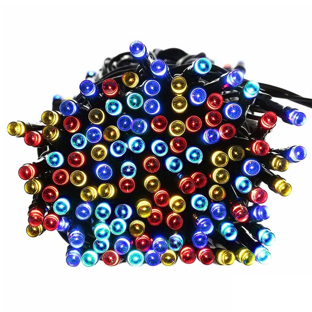 100LED String Solar Powered Fairy Lights Garden Christmas Decor Multi Colour Price