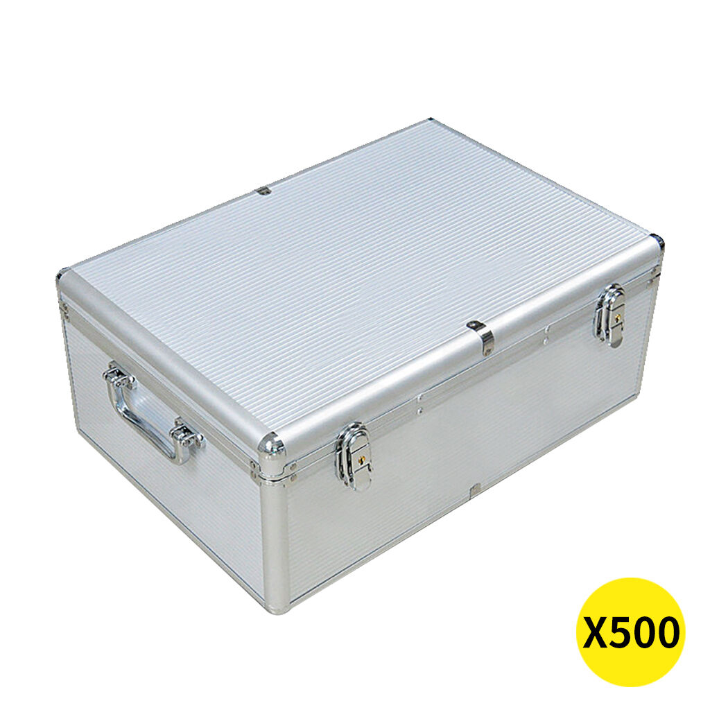 Aluminium CD DVD Cases Bluray Lock Storage Box Organizer Free Inserts Price