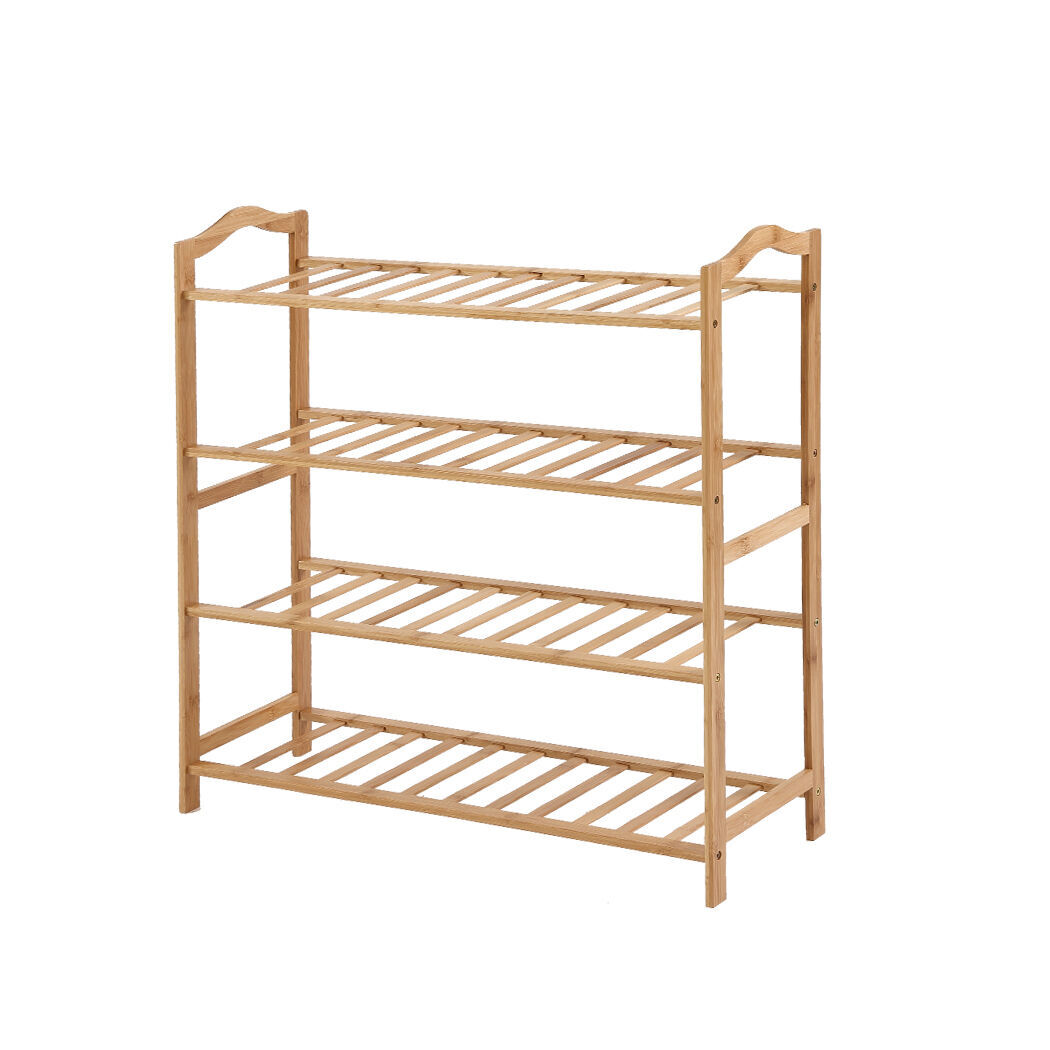 Bamboo Shoe Rack Storage Wooden - Model-2F02F4 Price