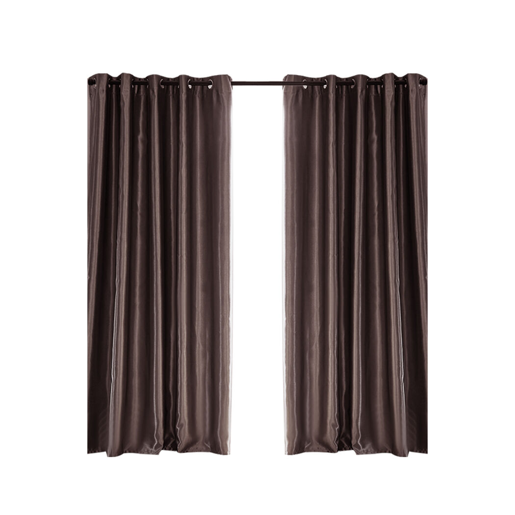 2X Blockout Curtains Blackout Curtain Bedroom Window Eyelet Price