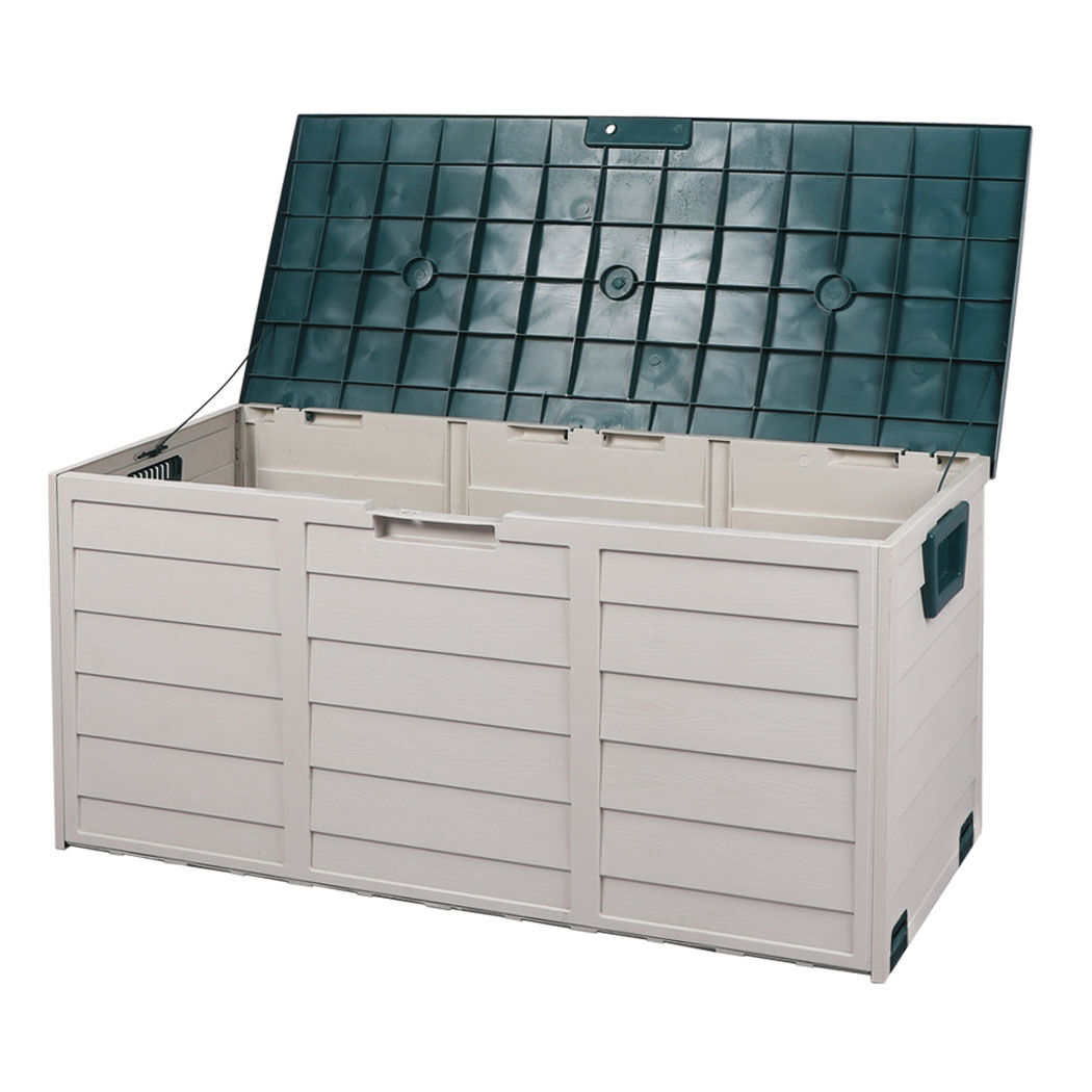 290L Outdoor Storage Box Garden Lockable Toys Tools Container Waterproof Indoor Price