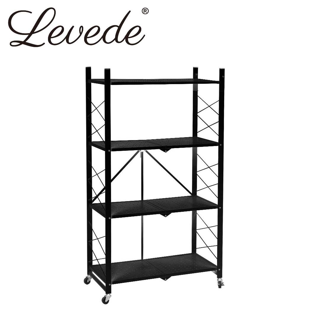 Foldable Storage Shelf Display Rack Bookshelf Bookcase Wheel Collapsible Price