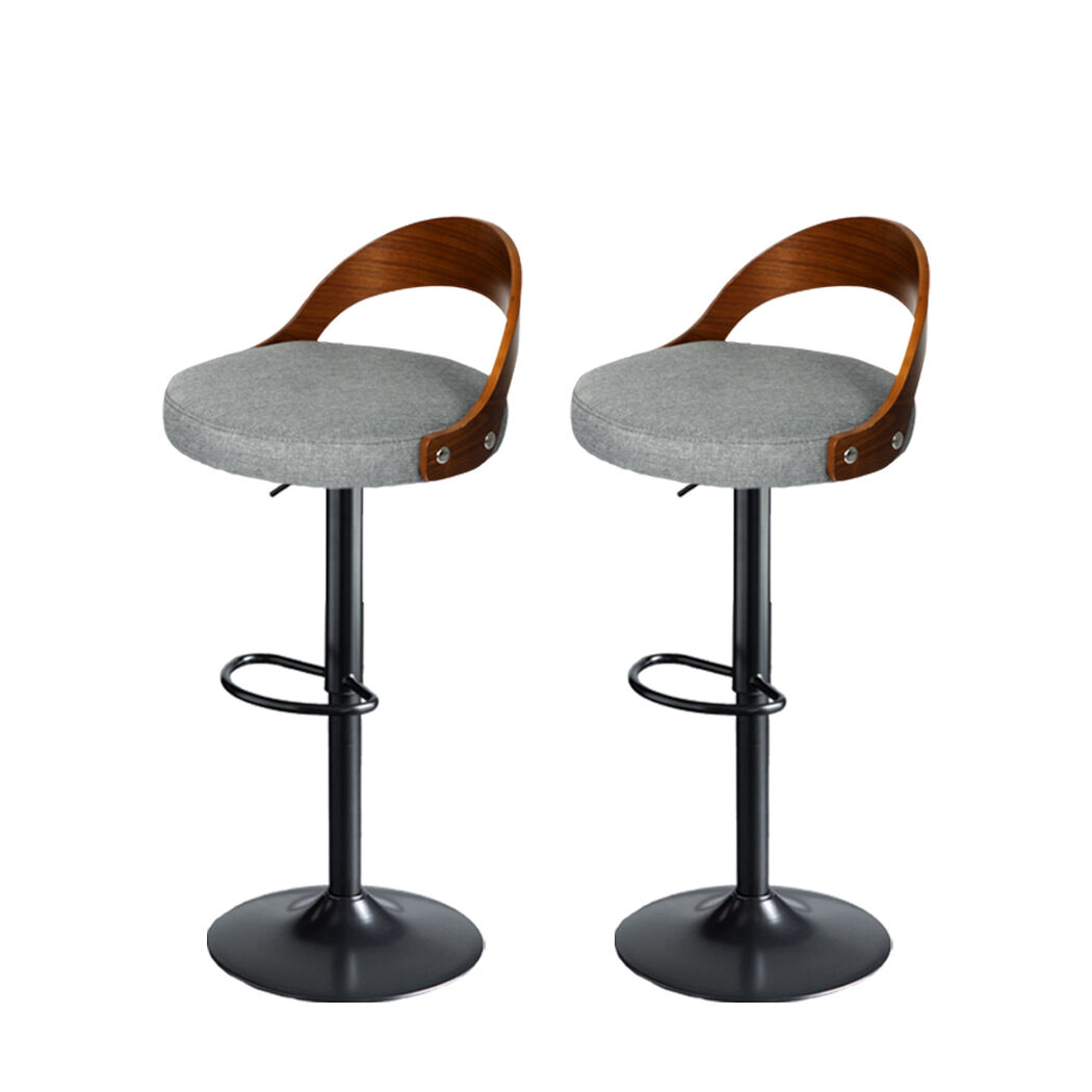 1x Bar Stools Kitchen Gas Lift Wooden Beech Stool Chair Swivel Barstools Price