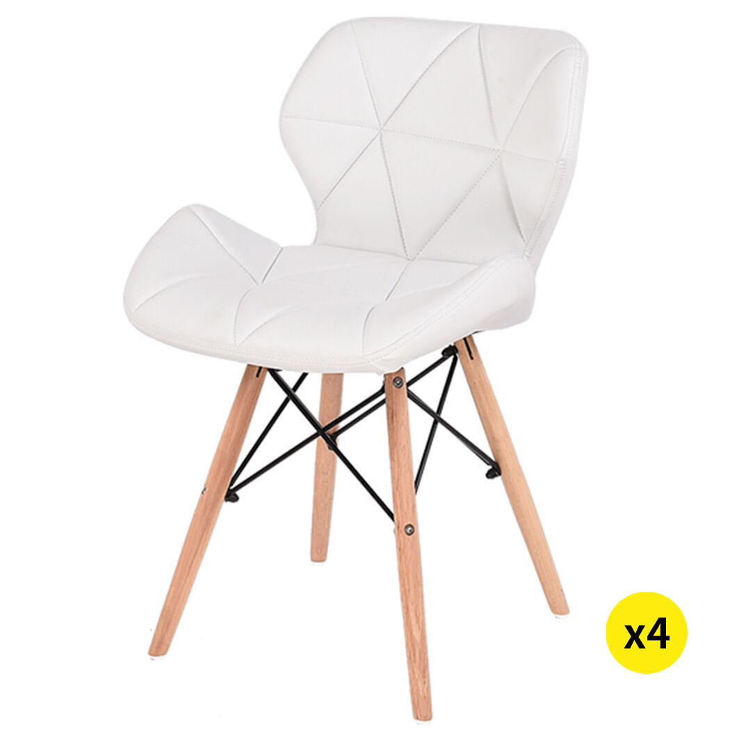 Retro Replica PU Leather Dining Chair Office Cafe Lounge Chairs Price