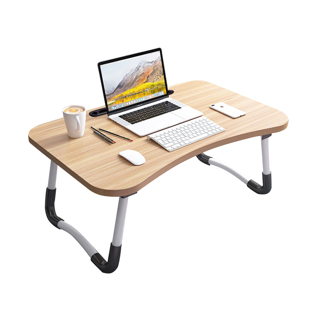 Portable Bed Table Adjustable Foldable Bed Sofa Study Table Laptop Mini Desk with Notebook Stand Card Slot Holder Home Decor Price