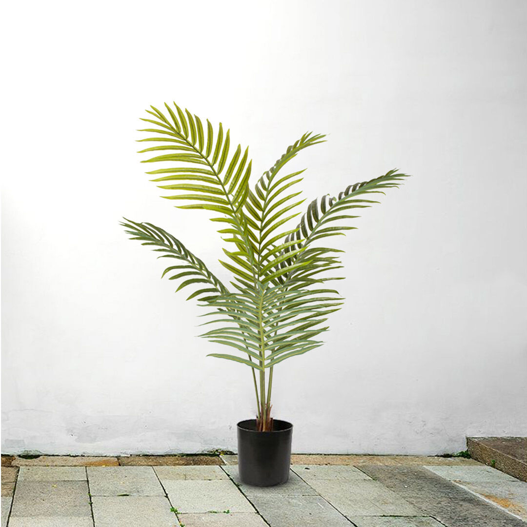 Green Artificial Indoor Rogue Areca Palm Tree Fake Tropical Plant Home Office Decor Price