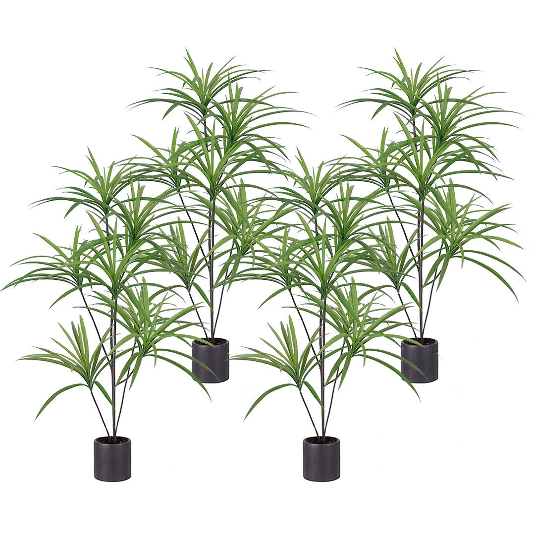 Artificial Natural Green Dracaena Dragon Tree Fake Tropical Indoor Plant Home Office Decor Price