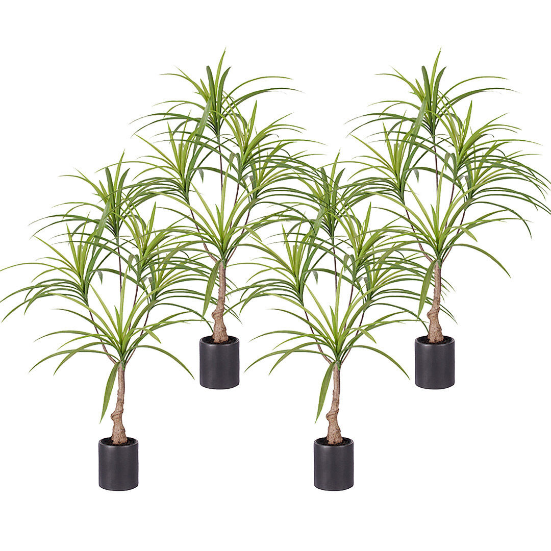 Artificial Natural Green Dracaena Dragon Tree Fake Tropical Indoor Plant Home Office Decor Price