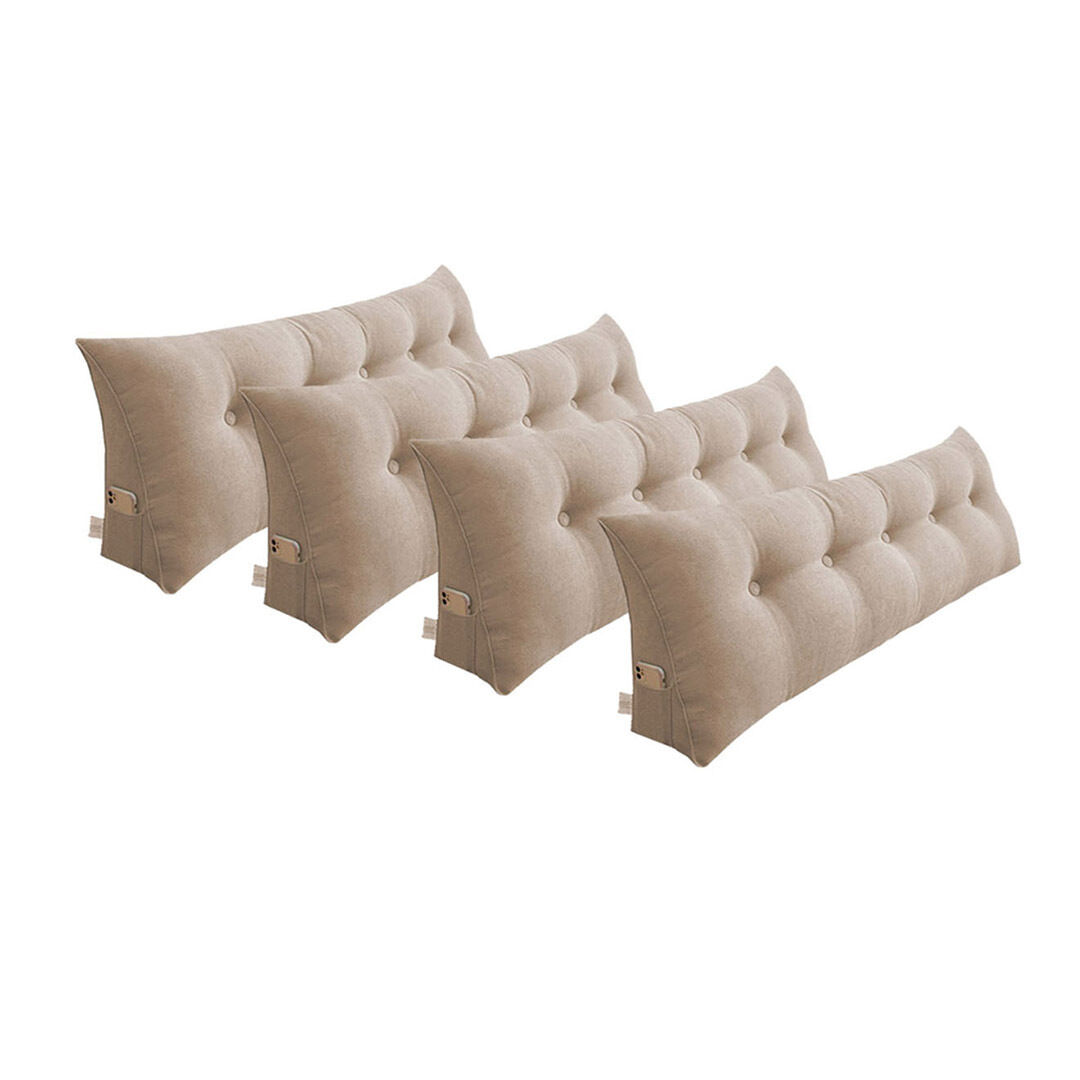 Triangular Wedge Bed Pillow Headboard Backrest Bedside Tatami Cushion Home Decor Price