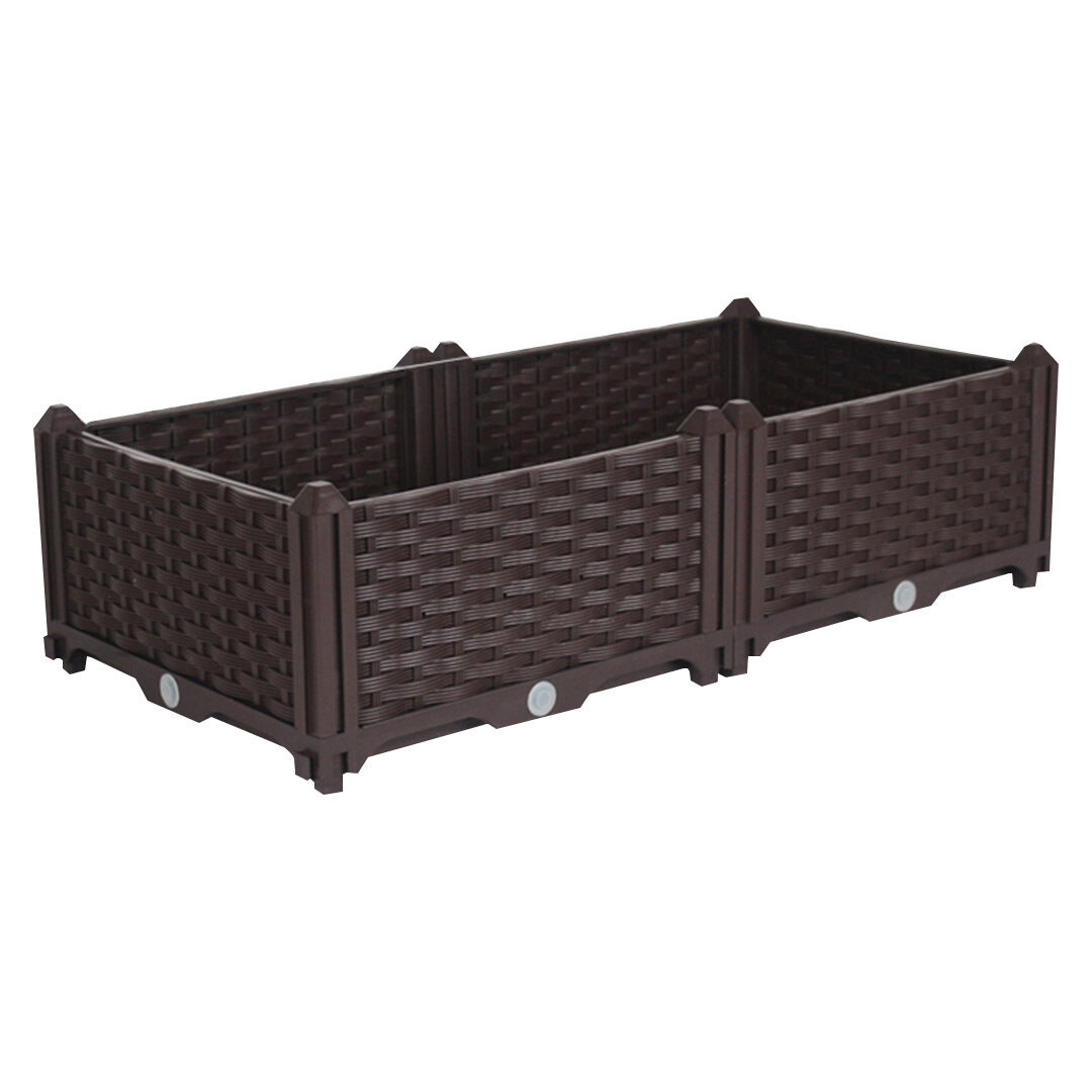 Elevated Raised Garden Bed Plants Vegetable Herb Flower Outdoor Plastic Planter Box Price