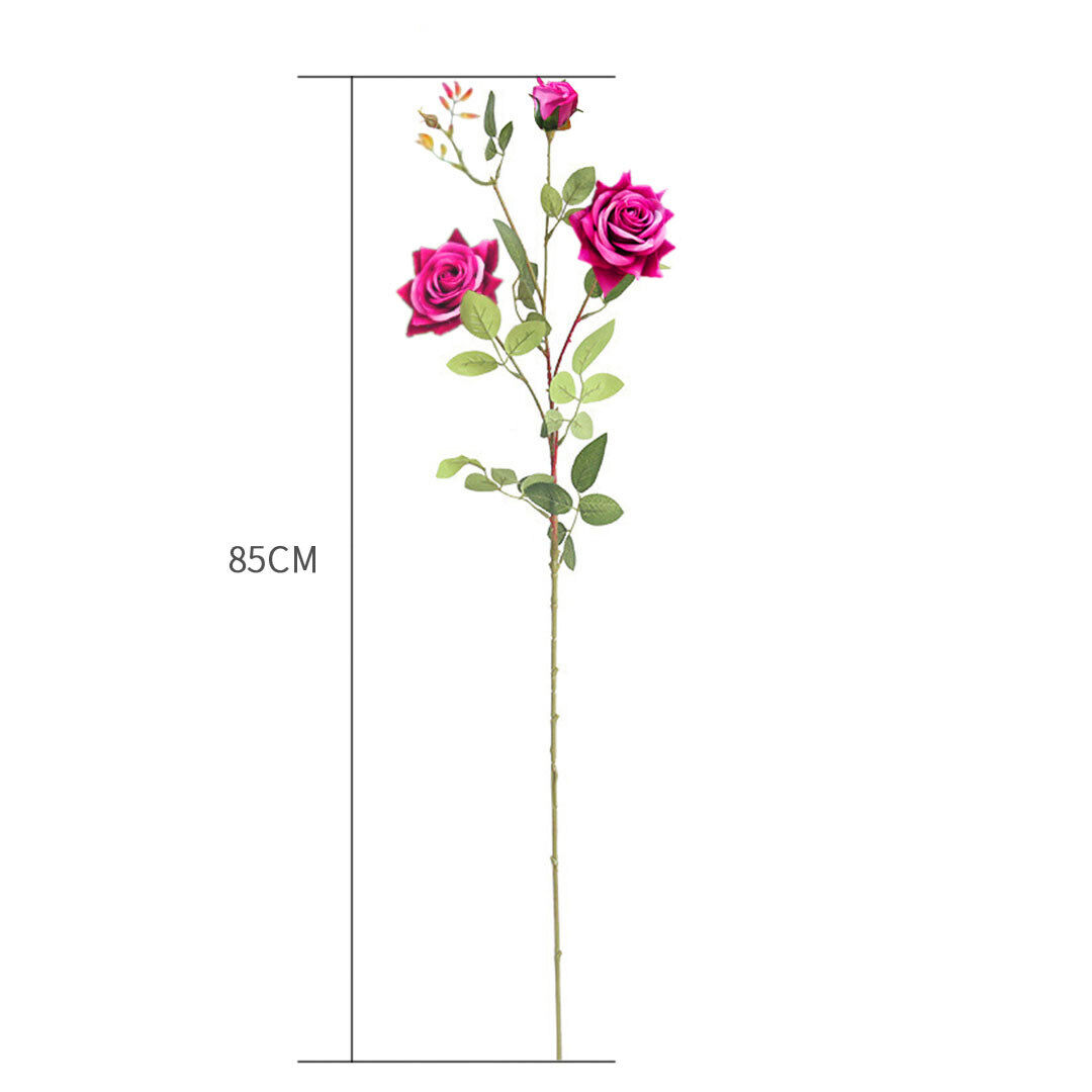 51cm Glass Tall Floor Vase with 12pcs Artificial Fake Flower Set Price