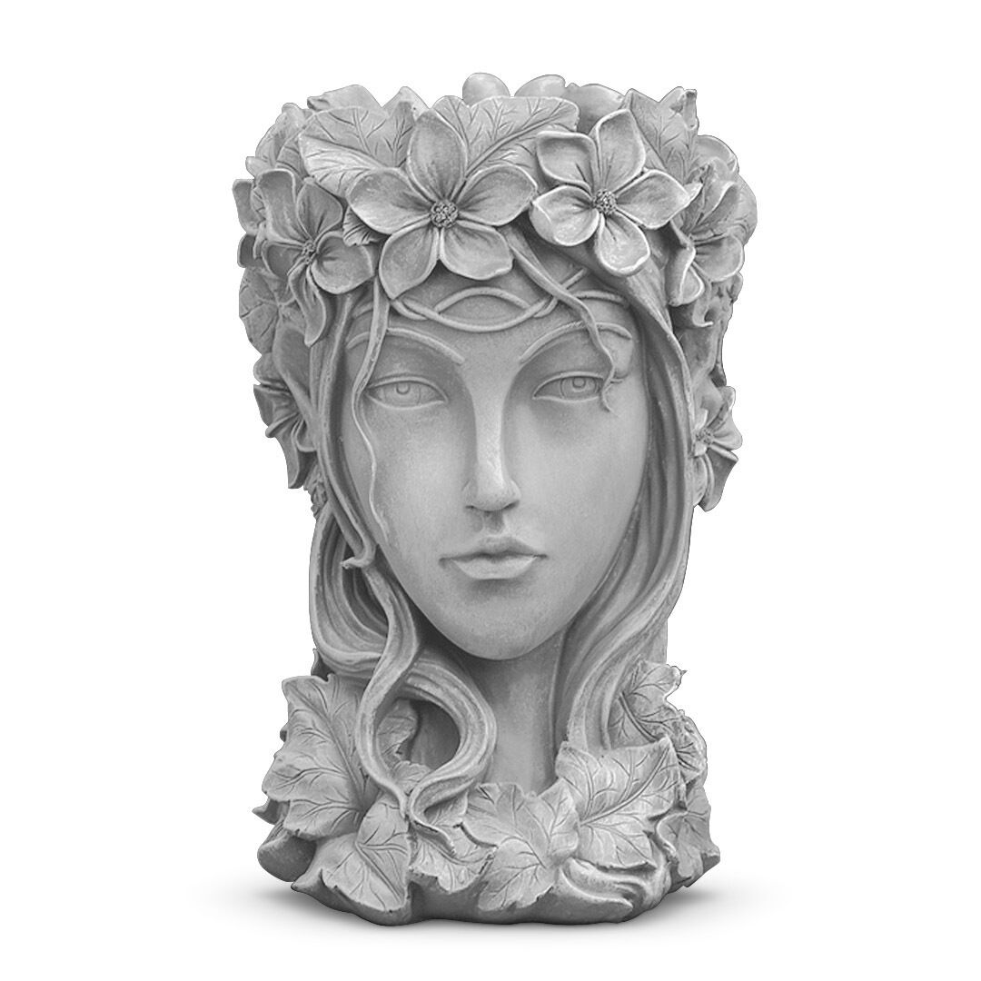 Resin Creative Goddess Head Statue Planter Bonsai Flower Succulent Pot Decor Price