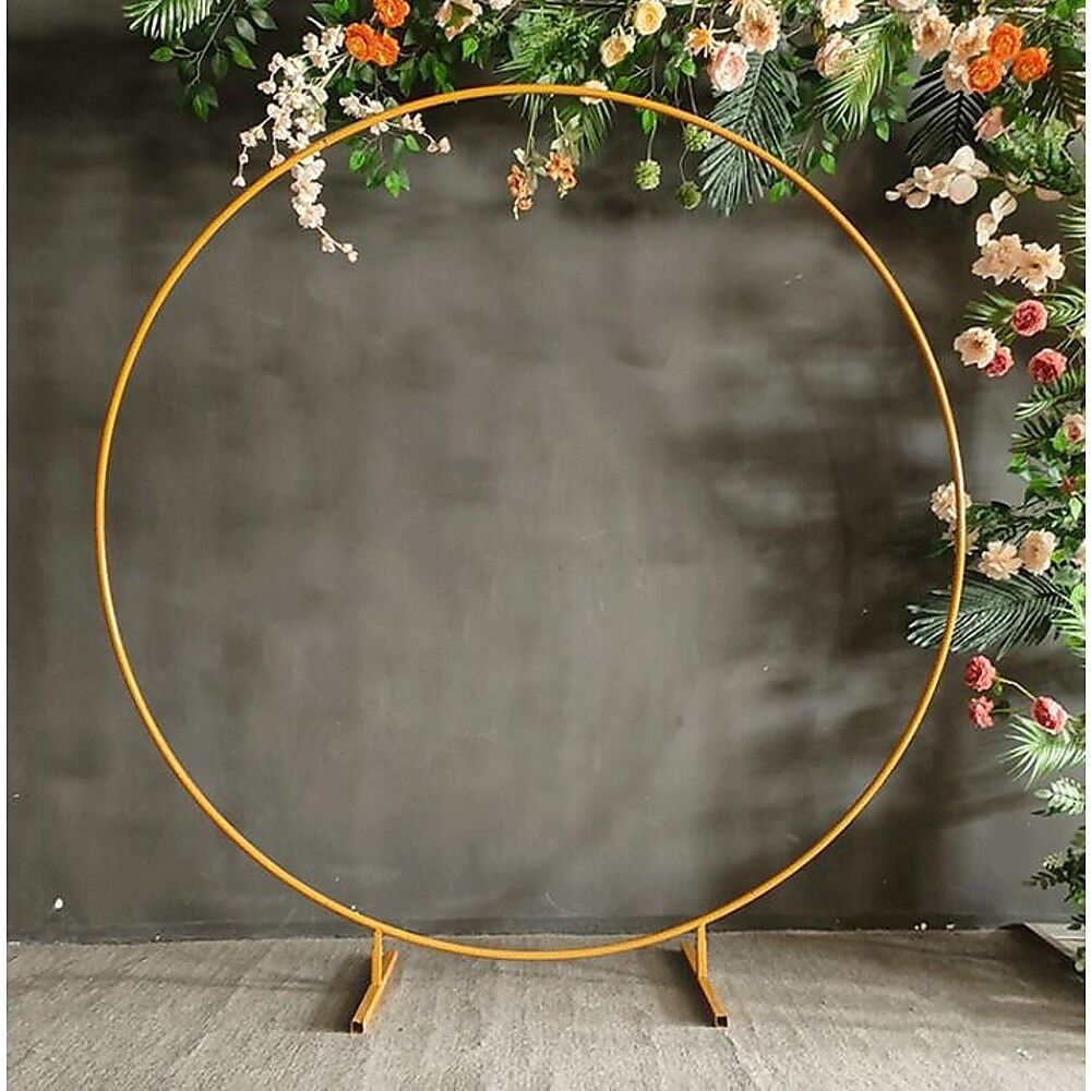 2M Wedding Hoop Round Circle Arch Backdrop Flower Display Stand Frame Background. Price