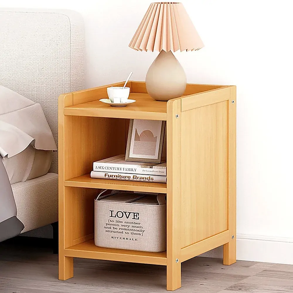 Arizona Bamboo Bedside Table Nightstand Storage Bedroom Sofa Side Stand, Price