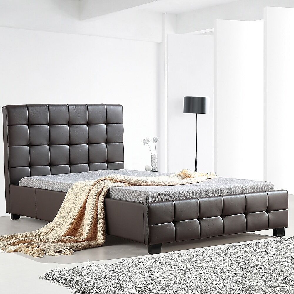 Air King Single PU Leather Deluxe Bed Frame Price