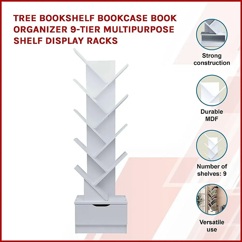 Tree Bookshelf Bookcase Book Organizer Multipurpose Shelf Display Racks Price