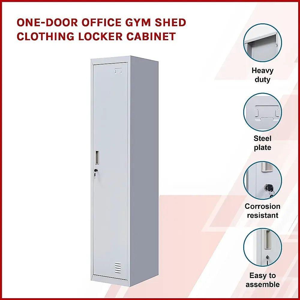One-Door Office Gym Shed Clothing Locker Cabinet Price