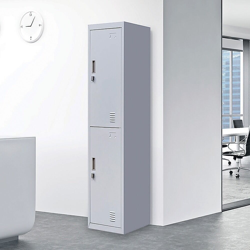 2-Door Vertical Locker for Office Gym Shed School Home Storage Price