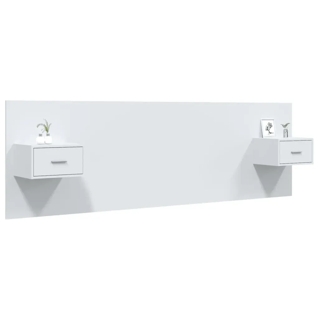 Bed Headboard with Cabinets Engineered Wood Price