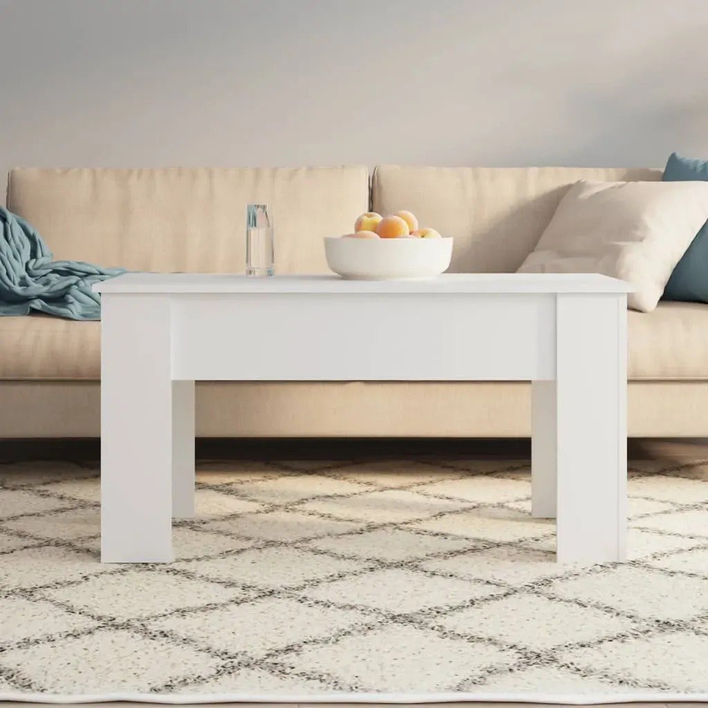 Coffee Table 101x49x52 cm Engineered Wood Price