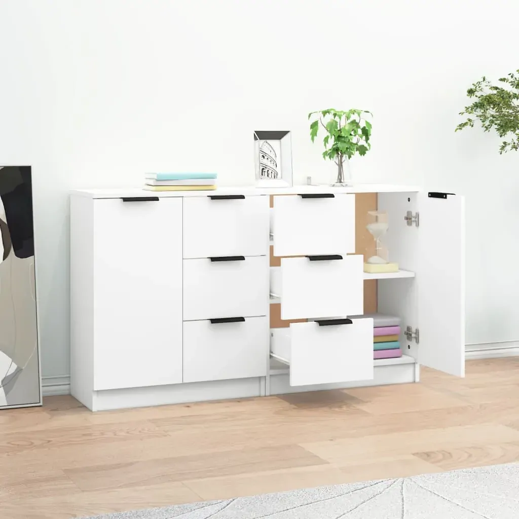 Sideboards 2 pcs 60x30x70 cm Engineered Wood Price