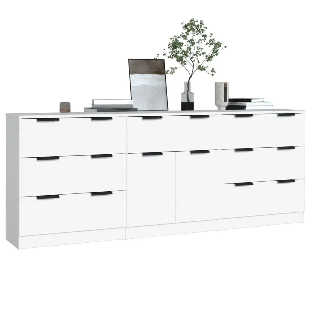 3 Piece Sideboards Engineered Wood Price
