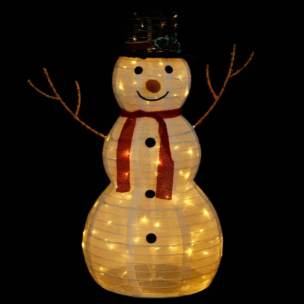 Decorative Christmas Snowman Figure with LED Luxury Fabric Price