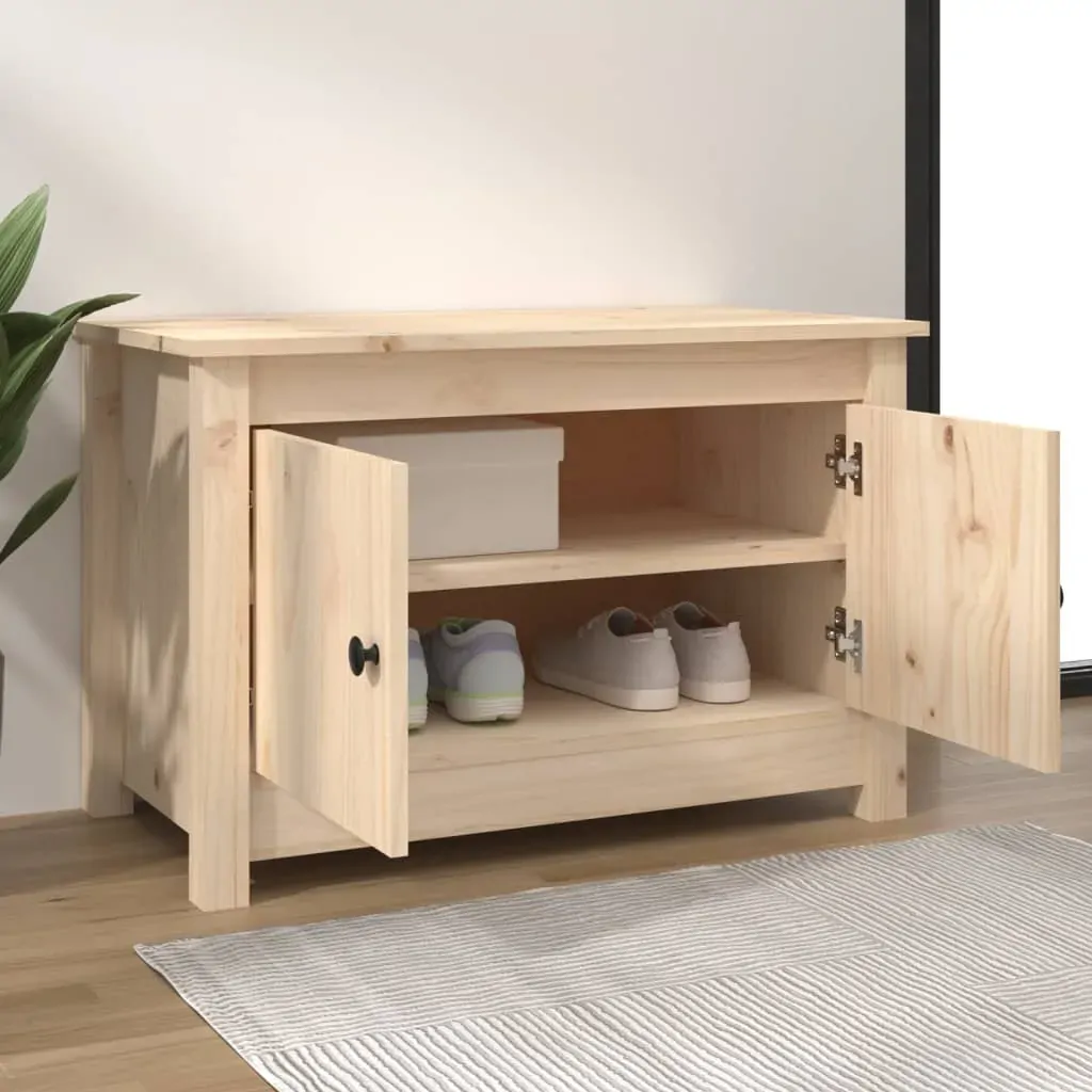 Shoe Cabinet 70x38x45.5 cm Solid Wood Pine Price