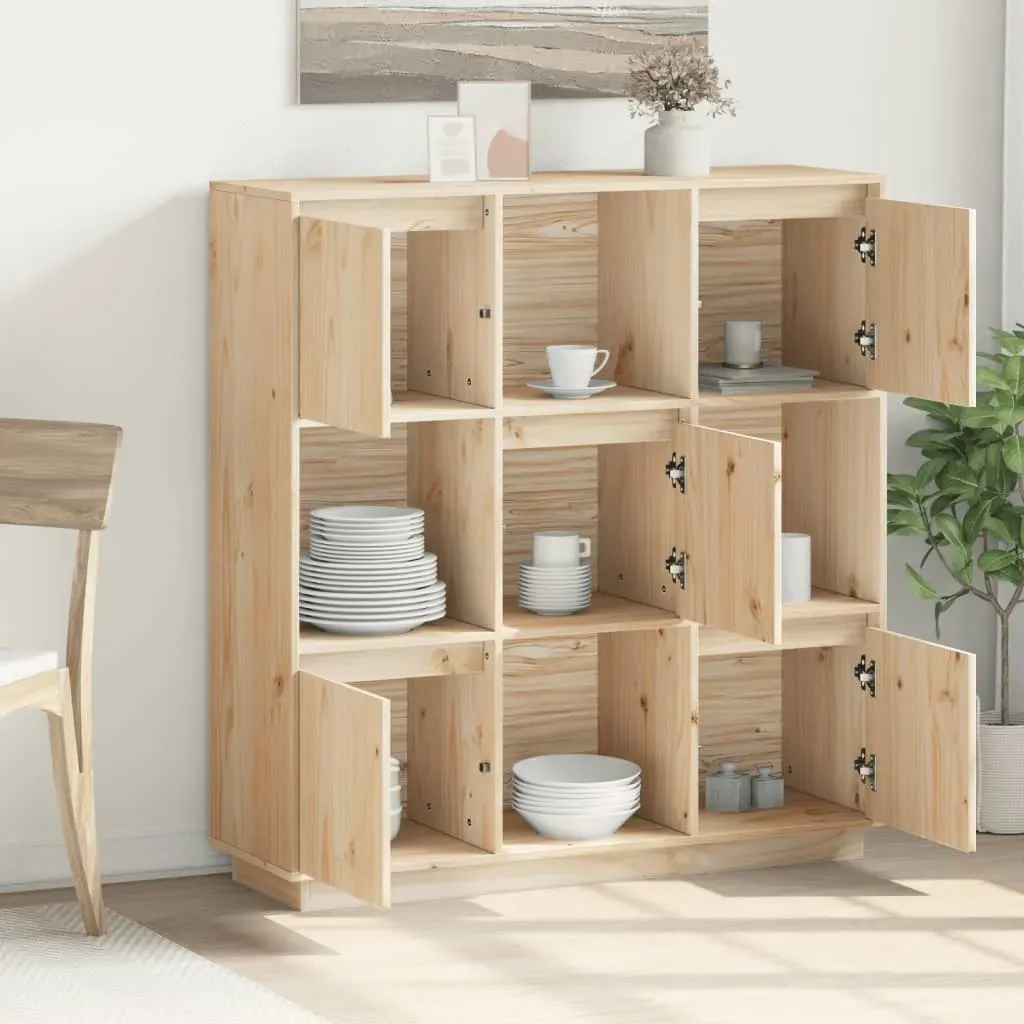 Highboard 110.5x35x117 cm Solid Wood Pine Price