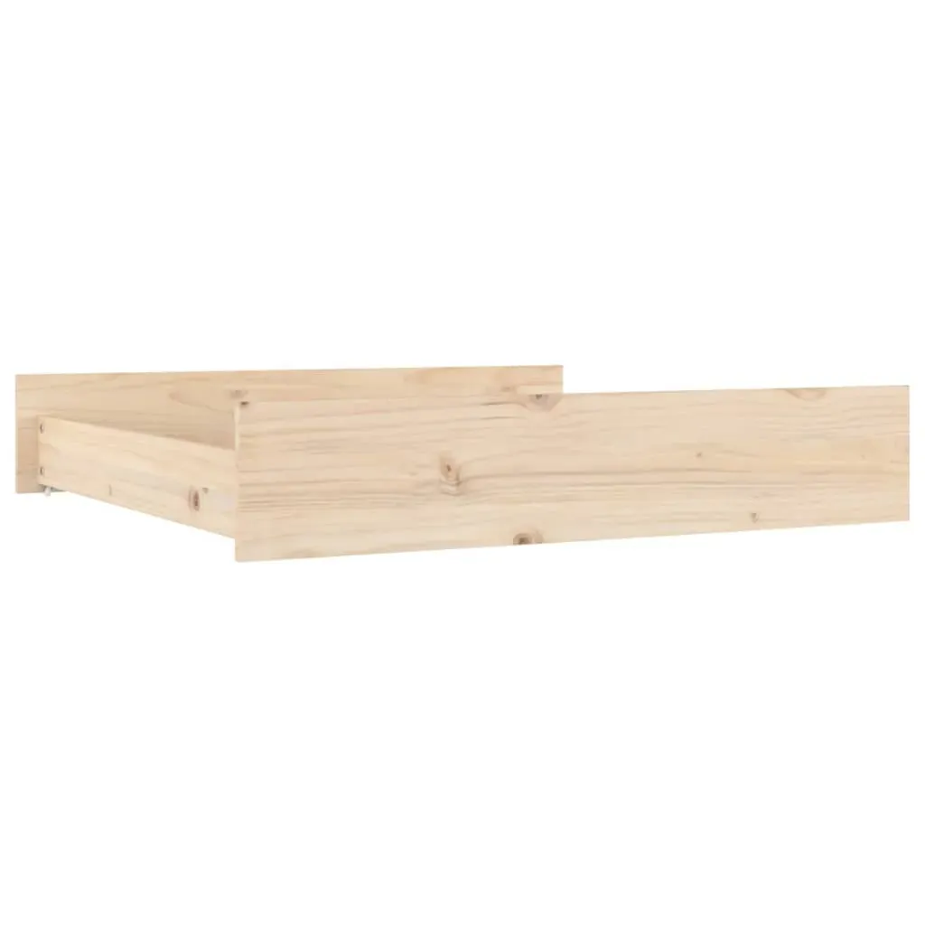 Bed Drawers 2 pcs Solid Wood Pine Price