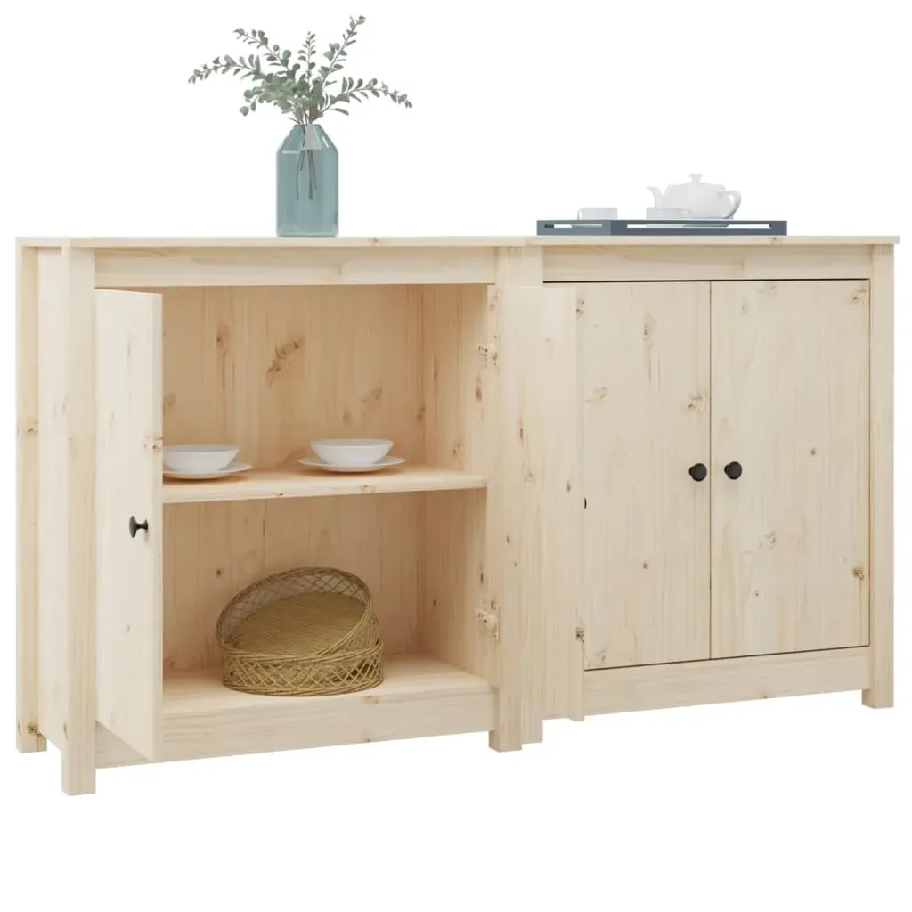 Sideboards 2 pcs 70x35x80 cm Solid Wood Pine Price