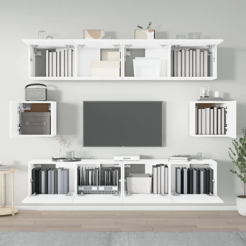 Eugene 6 Piece TV Cabinet Set Engineered Wood Price