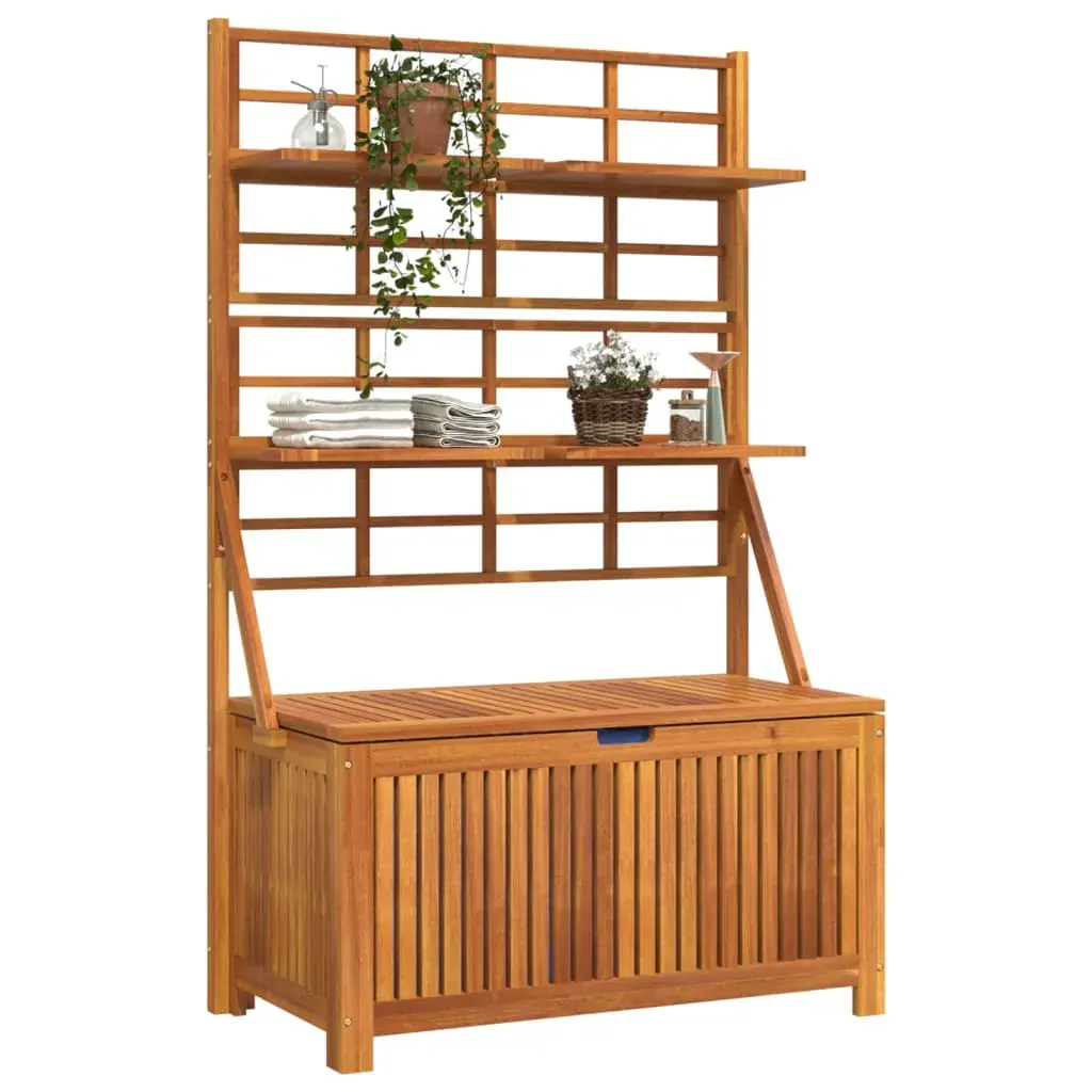 Storage Box with Trellis 99x50x160 cm Solid Wood Acacia Price