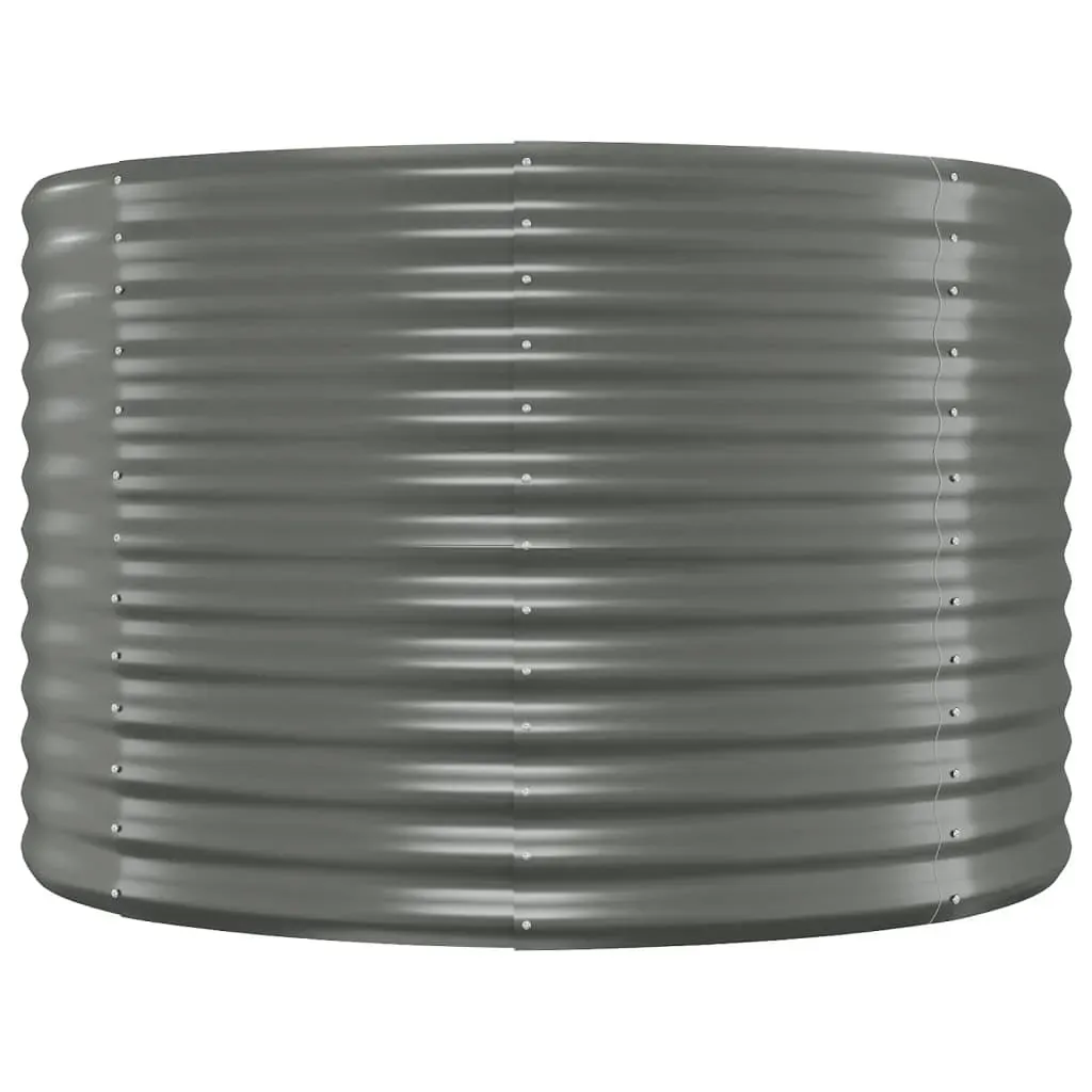 Garden Planter Powder-coated Steel Grey Price