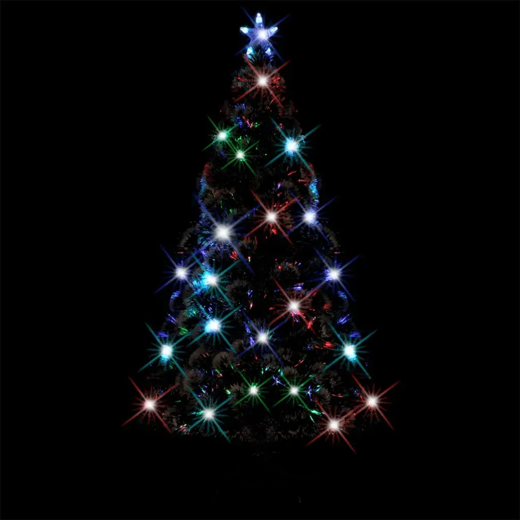 Christmas Tree with LEDs Green and White Fibre Optic Price