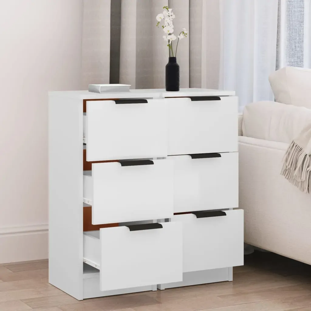 Sideboards 2 pcs 30x30x70 cm Engineered Wood Price