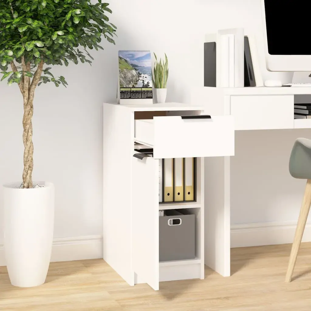 Desk Cabinet 33.5x50x75 cm Engineered Wood Price
