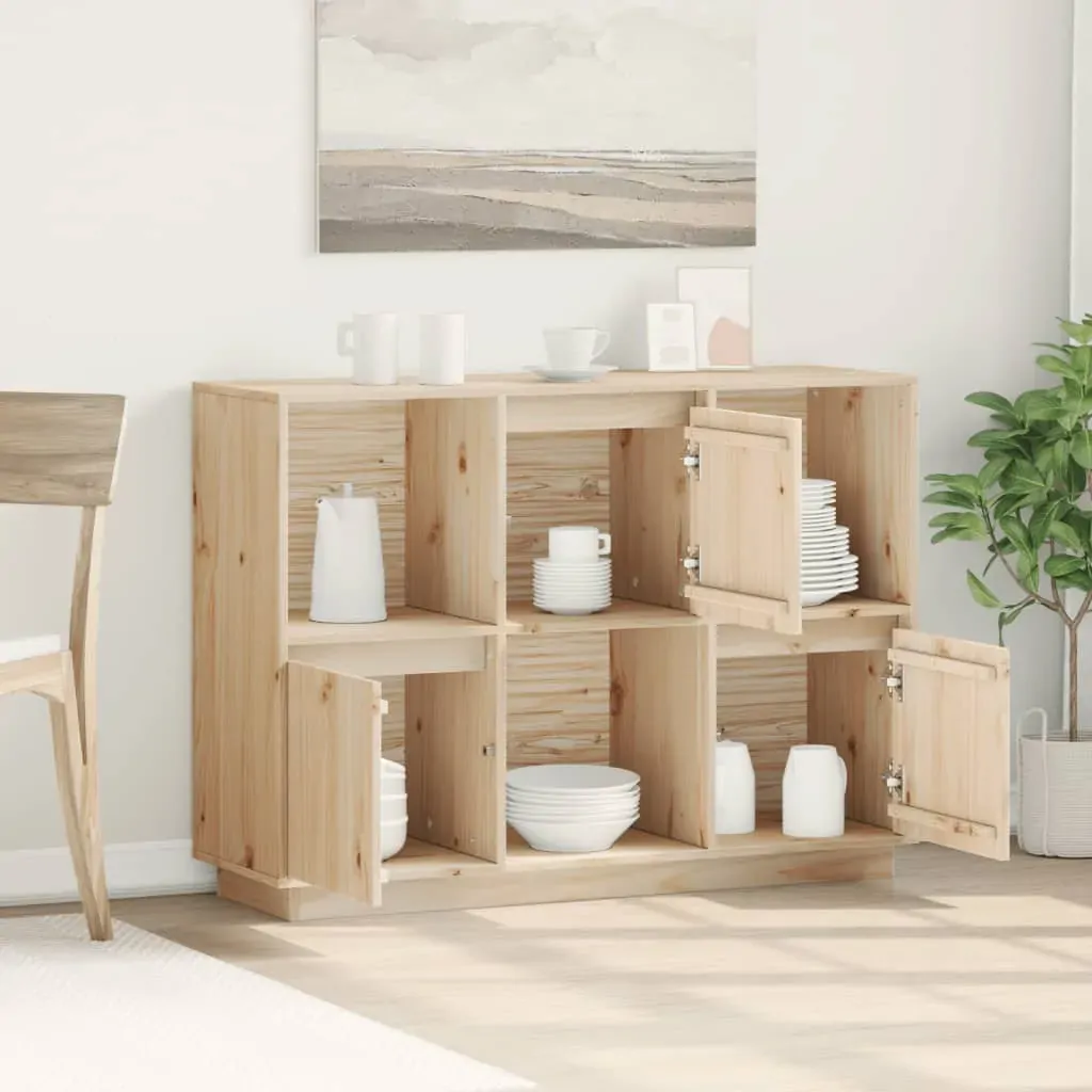 Sideboard 110.5x35x80 cm Solid Wood Pine Price
