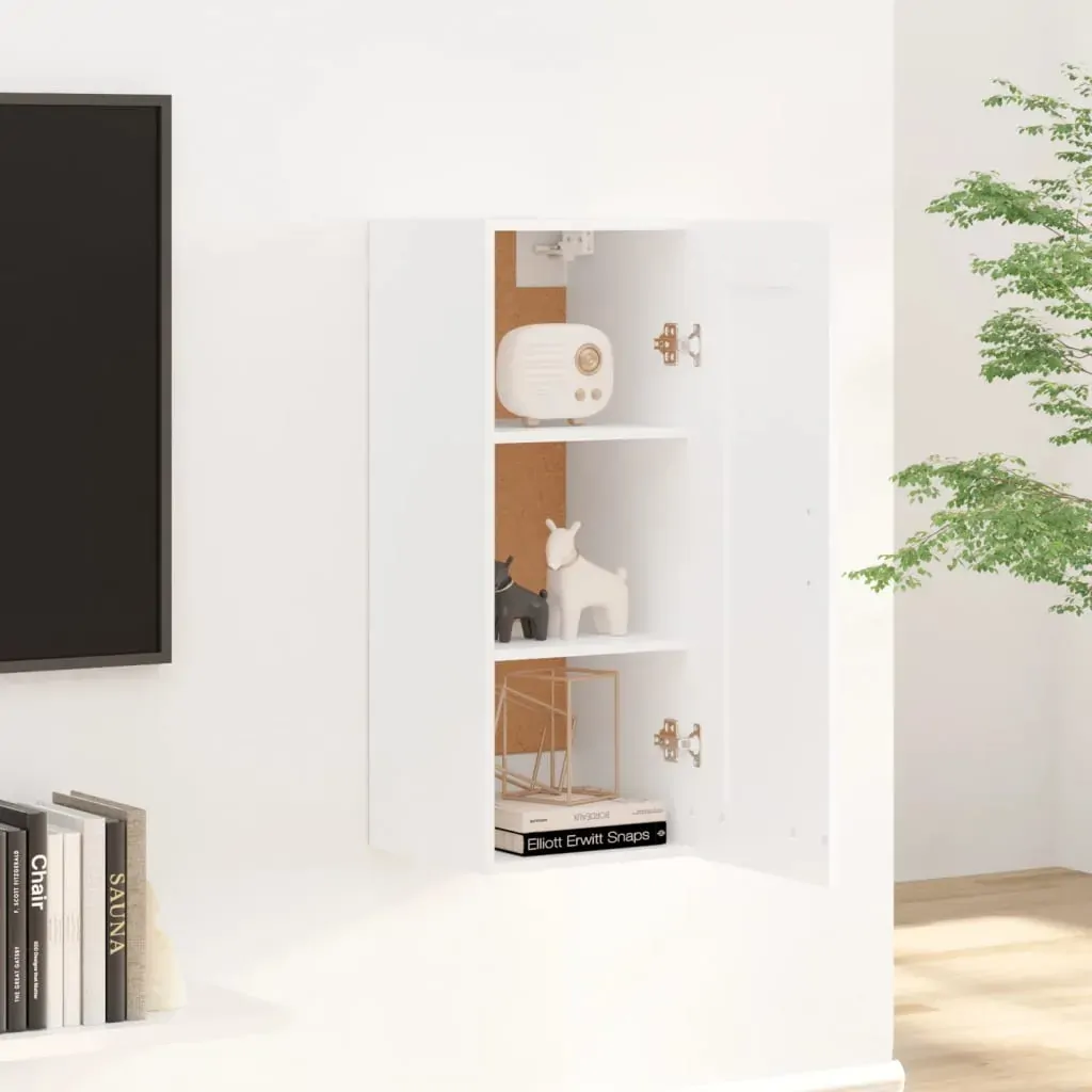 Wall Cabinet 35x34x90 cm Engineered Wood Price