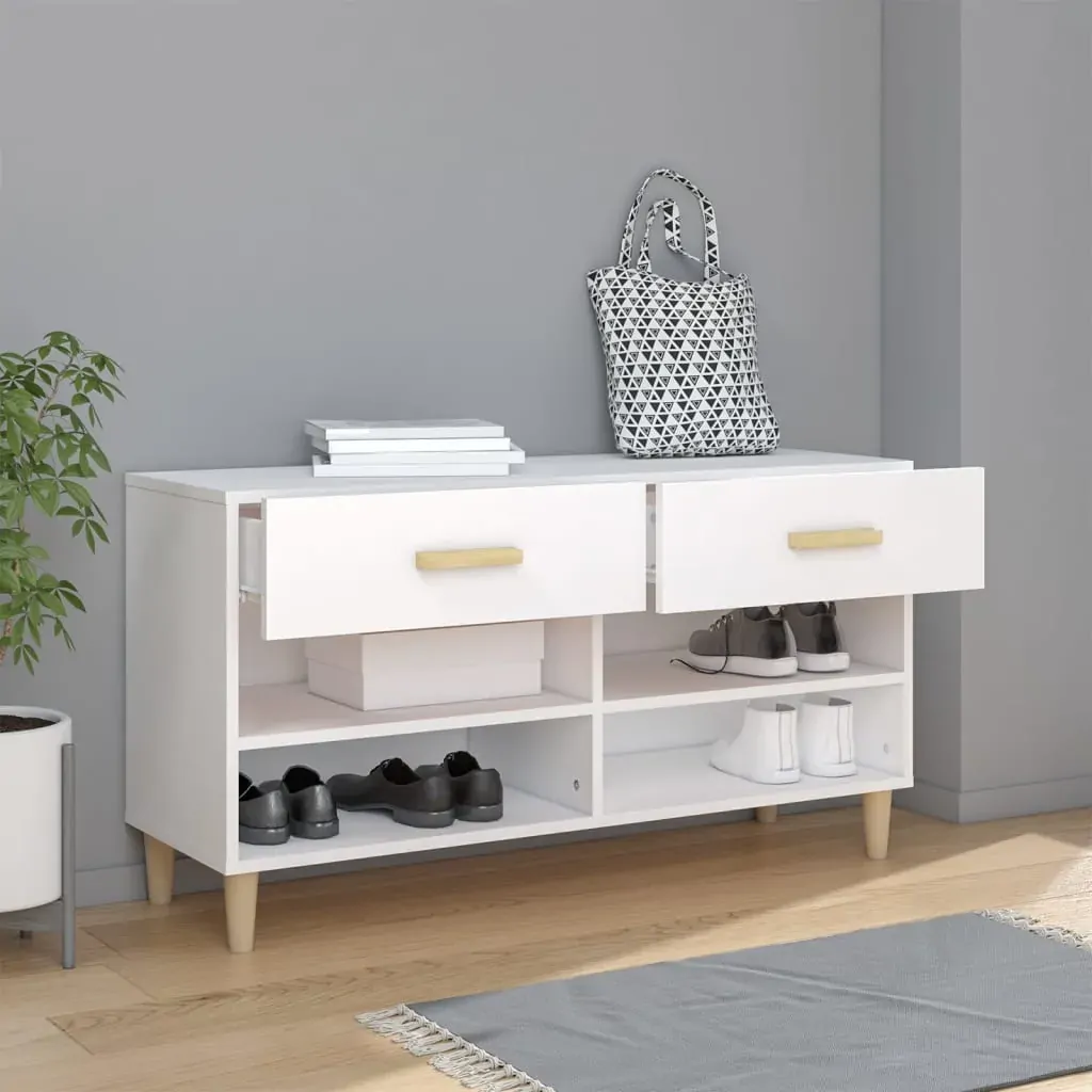 Shoe Cabinet 102x35x55 cm Engineered Wood Price