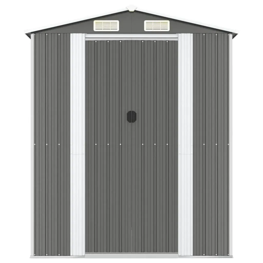 Garden Shed Light Grey Galvanised Steel Price