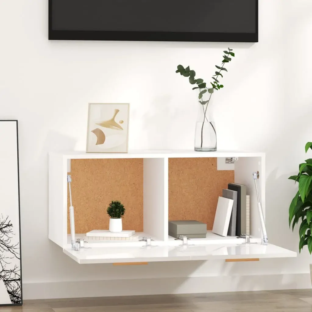 Wall Cabinet 80x35x36.5 cm Engineered Wood Price