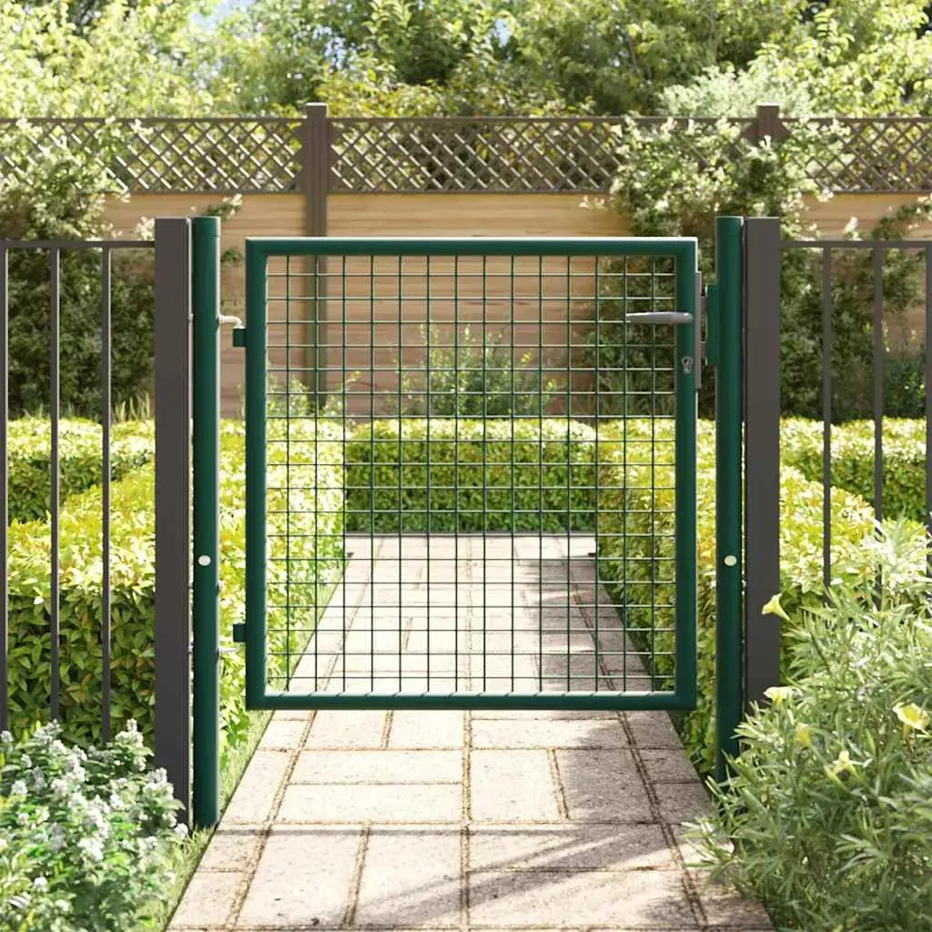 Fence Gate Steel Green Price