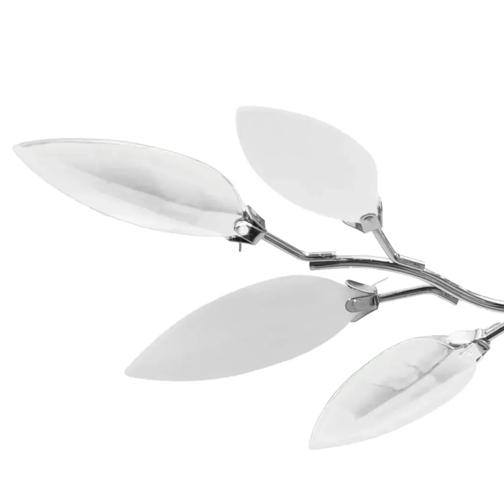 Ceiling Lamp Acrylic Crystal Leaf Arms 3 E14 Bulbs Price