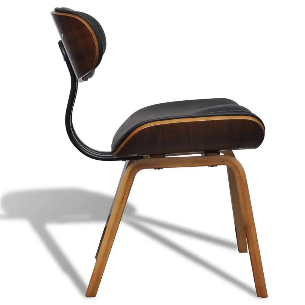 Dining Chairs Bent Wood and Faux Leather Price