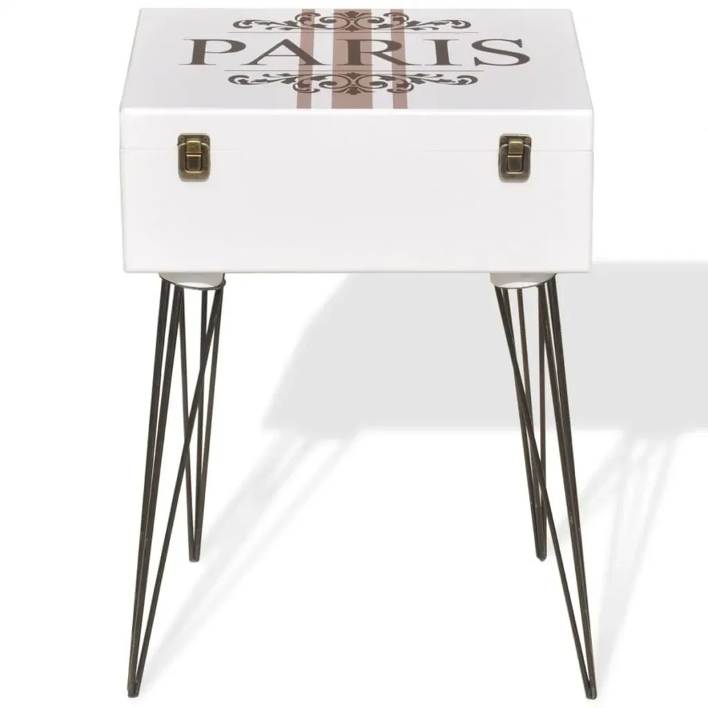 Teaneck Side Cabinet 40x30x57 cm White Price