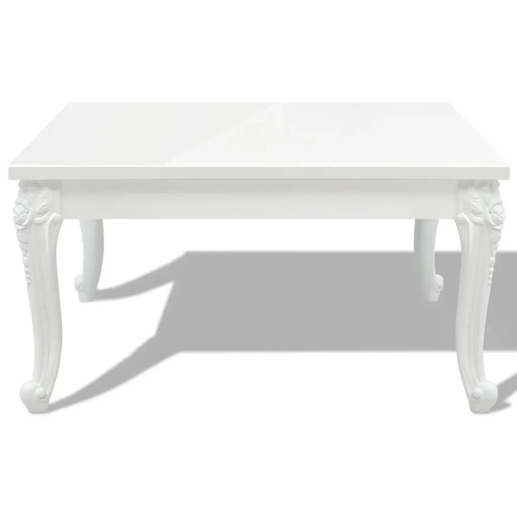 Coffee Table High Gloss White Price